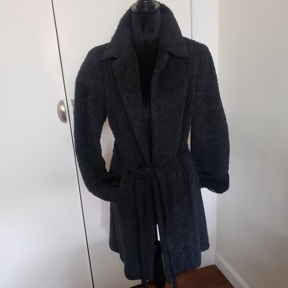 Italian 3/4 length Wool Coat Size 10